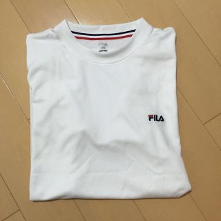 フィラ(FILA)のFILAメンズMサイズ白Tシャツ(Tシャツ/カットソー(半袖/袖なし))