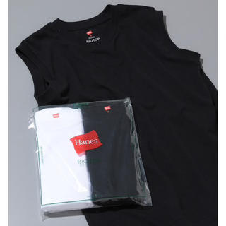 アダムエロぺ(Adam et Rope')のBIOTOP Sleeveless T-Shirts white& black(Tシャツ(半袖/袖なし))