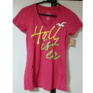 ホリスター(Hollister)のHollister 新品  Tシャツ  S 赤  VECKIE  (Tシャツ(半袖/袖なし))