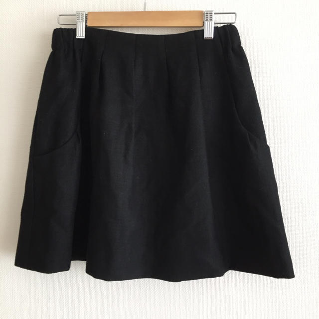 anatelier(アナトリエ)のアナトリエ ブラックスカート レディースのスカート(ひざ丈スカート)の商品写真