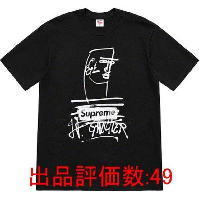 Supreme(シュプリーム)のSupreme Jean Paul Gaultier Tee 黒 Sサイズ メンズのトップス(Tシャツ/カットソー(半袖/袖なし))の商品写真