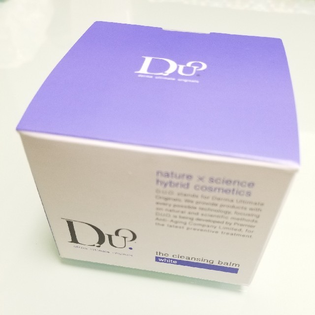 DUO クレンジングバーム ホワイト 90ｇ コスメ/美容のスキンケア/基礎化粧品(クレンジング/メイク落とし)の商品写真