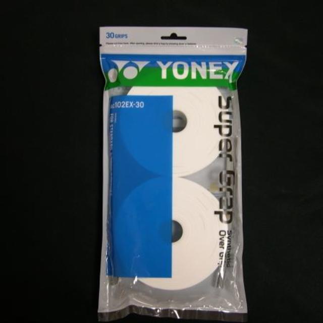 YONEX(ヨネックス)のYONEX（ヨネックス）グリップテープ(ウェット)30本入り（白） スポーツ/アウトドアのテニス(その他)の商品写真