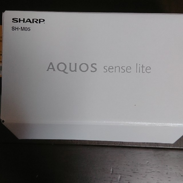SHARP(シャープ)のAQUOS sense lite   SIMフリースマホ本体のみ スマホ/家電/カメラのスマートフォン/携帯電話(スマートフォン本体)の商品写真
