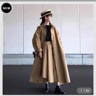 ジャーナルスタンダード(JOURNAL STANDARD)のellemo ドルマンスリーブロングトレンチコート(トレンチコート)