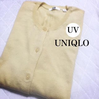 ユニクロ(UNIQLO)の新品✨UNIQLO✨黄色UVカーディガン(カーディガン)