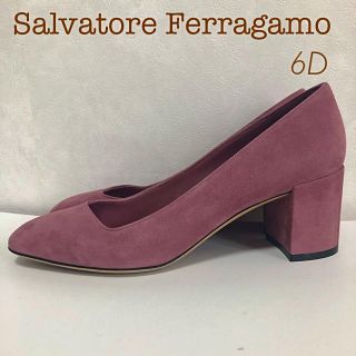 サルヴァトーレフェラガモ(Salvatore Ferragamo)の6D フェラガモ チャンキーパンプス(ハイヒール/パンプス)