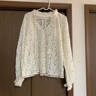 マウジー(moussy)の MOUSSY レース トップス 新品(カットソー(長袖/七分))