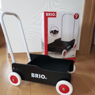 ブリオ(BRIO)のBRIO 手押し車　ブラック(手押し車/カタカタ)