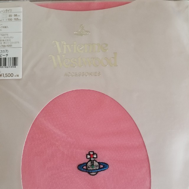 Vivienne Westwood(ヴィヴィアンウエストウッド)の【新品】VivienneWestwoodのタイツ pink レディースのレッグウェア(タイツ/ストッキング)の商品写真