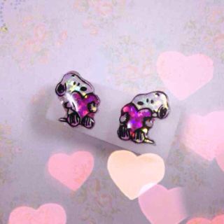 ☆スヌーピー風♡②☆ピアス(ピアス)