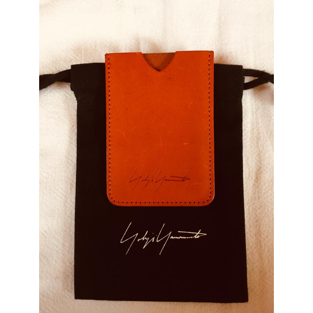 Yohji Yamamoto(ヨウジヤマモト)のYohji Yamamoto Pour Hommeヨウジヤマモトの本革名刺入れ メンズのファッション小物(名刺入れ/定期入れ)の商品写真