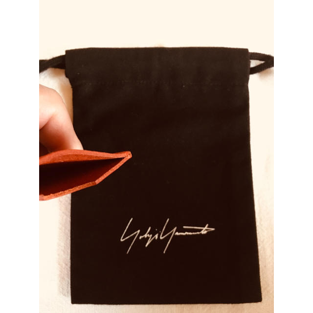 Yohji Yamamoto(ヨウジヤマモト)のYohji Yamamoto Pour Hommeヨウジヤマモトの本革名刺入れ メンズのファッション小物(名刺入れ/定期入れ)の商品写真