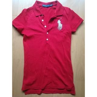 ラルフローレン(Ralph Lauren)のポロシャツ赤　XS(ポロシャツ)
