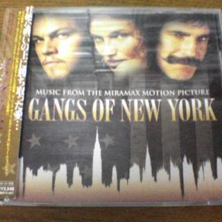 CD「ギャング・オブ・ニューヨーク」映画サントラ レオナルド・ディカプリオ キャ(テレビドラマサントラ)