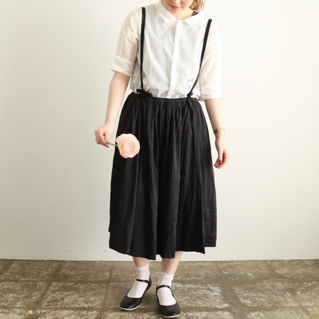 toujours Drawstring Suspender Skirt