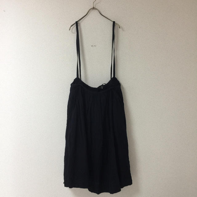 TOUJOURS Drawstring Suspender Skirt