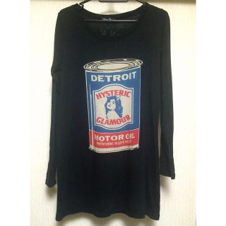 ヒステリックグラマー(HYSTERIC GLAMOUR)のヒス ロンT  Tシャツワンピ😈(Tシャツ(長袖/七分))