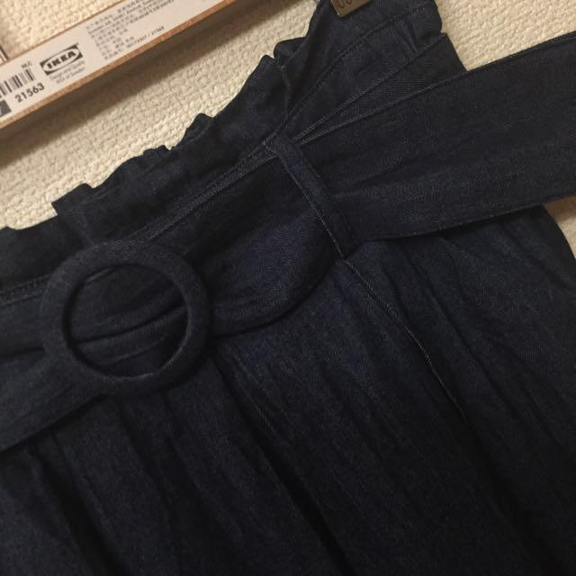 mysty woman(ミスティウーマン)の今期新作デニムスカート レディースのスカート(ひざ丈スカート)の商品写真