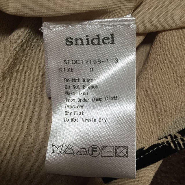 Snidel フロッキーフラワーワンピ 3