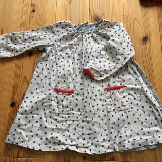 プチバトー(PETIT BATEAU)のプチバトー⛵️スモッグワンピース(ワンピース)