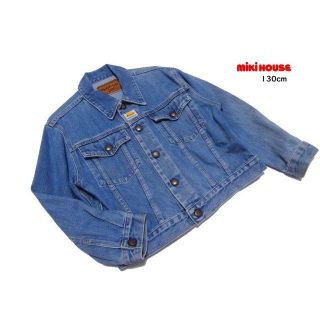 ミキハウス(mikihouse)の■mikihouse/ミキハウス■ キッズ130cm 日本製　レトロ　Gジャン (ジャケット/上着)