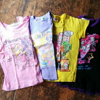 バンダイ(BANDAI)のプリキュア　アイカツ　Tシャツ4枚セット(Tシャツ/カットソー)