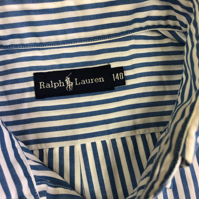 POLO RALPH LAUREN(ポロラルフローレン)のラルフローレン POLO 長袖シャツ 140 キッズ/ベビー/マタニティのキッズ服男の子用(90cm~)(ブラウス)の商品写真