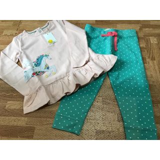 ボーデン(Boden)のminiboden ユニコーン柄 セットアップ 2Y 3Y 98cm(Tシャツ/カットソー)