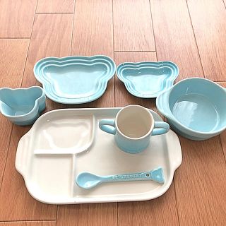 ルクルーゼ(LE CREUSET)のル・クルーゼ ベビー  今週中に受付終了します！お早めにどうぞ☆(離乳食器セット)