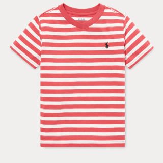 ラルフローレン(Ralph Lauren)の新品未使用【ラルフローレン】Vネック ストライプ ボーダー Tシャツ(Tシャツ/カットソー)