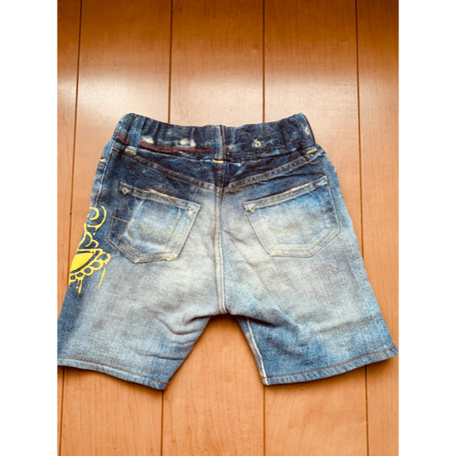 HYSTERIC MINI(ヒステリックミニ)のヒステリックミニ デニム風 ズボン パンツ 80 キッズ/ベビー/マタニティのベビー服(~85cm)(パンツ)の商品写真