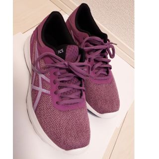 アシックス(asics)の値下げ✨asics Nitrofuze TJA336　パープル　24(スニーカー)