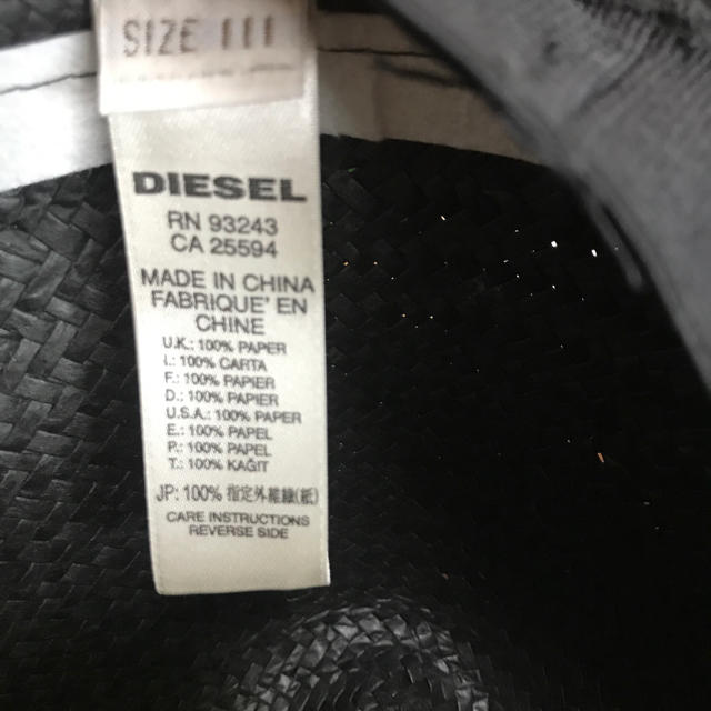 DIESEL(ディーゼル)のハット diesel メンズの帽子(ハット)の商品写真