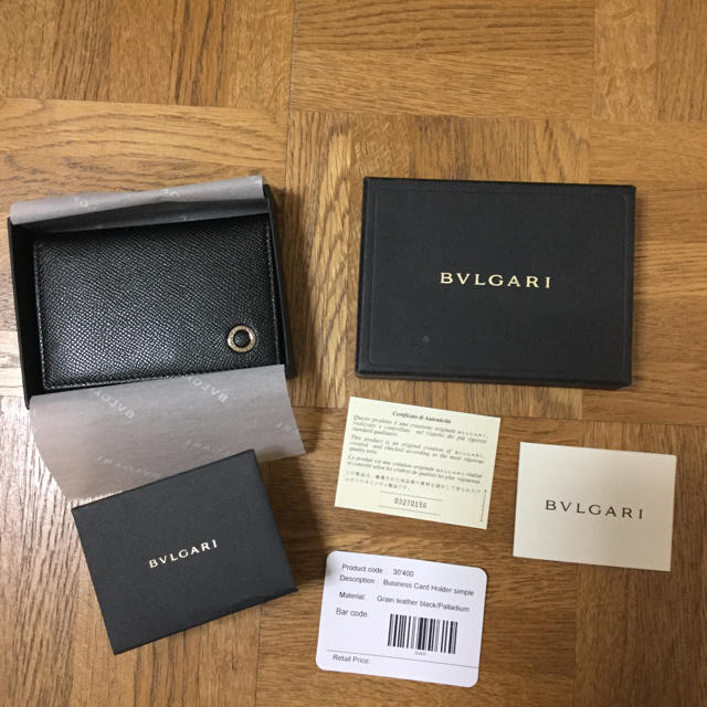 BVLGARI(ブルガリ)のブルガリ 名刺入れ 箱付き メンズのファッション小物(名刺入れ/定期入れ)の商品写真