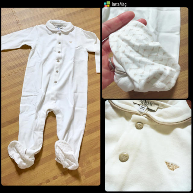 ARMANI JUNIOR(アルマーニ ジュニア)の【 K様専用 】ARMANI BABY5点セット キッズ/ベビー/マタニティのベビー服(~85cm)(ロンパース)の商品写真