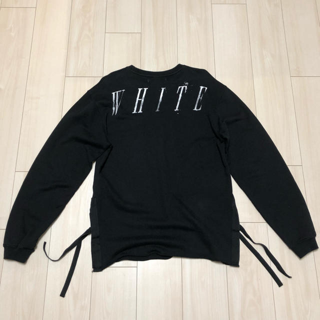 OFF-WHITE(オフホワイト)のoff white sweatshirts M クルーネック black メンズのトップス(スウェット)の商品写真