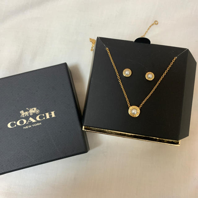 COACH ネックレス ピアス セット