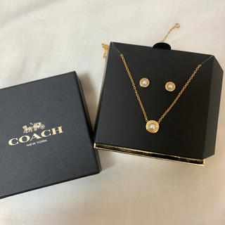 COACH - COACH ネックレス ピアス セットの通販 by みおちん's shop ...