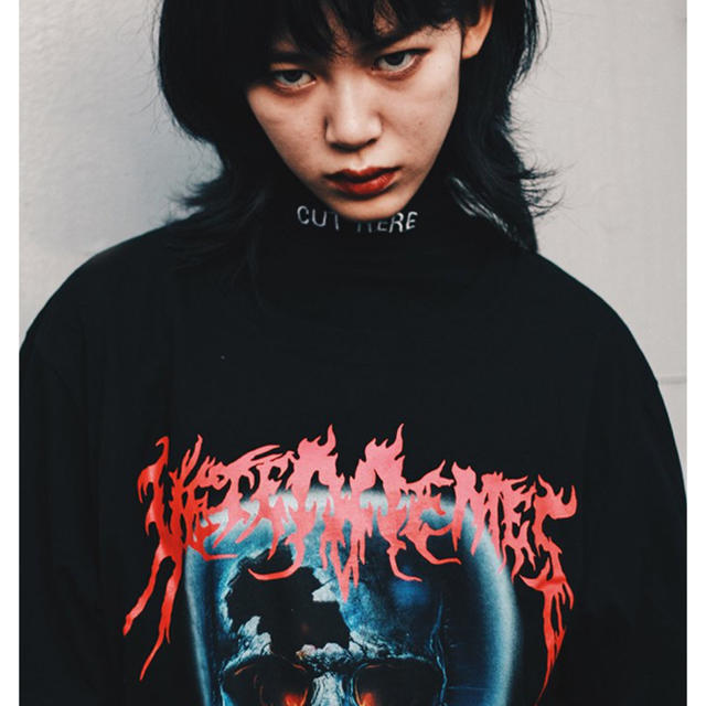 VETMEMES Cut here Mock Turtleneck M メンズのトップス(Tシャツ/カットソー(七分/長袖))の商品写真