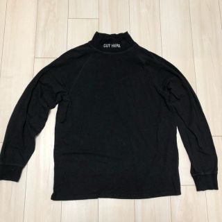 VETMEMES Cut here Mock Turtleneck M(Tシャツ/カットソー(七分/長袖))