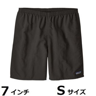 パタゴニア(patagonia)の【新品】 [S] パタゴニア バギーズ ロング 7インチ ブラック 58034(ショートパンツ)