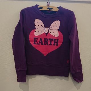 アースマジック(EARTHMAGIC)のEARTHMAGIC パープルトレーナー(Tシャツ/カットソー)