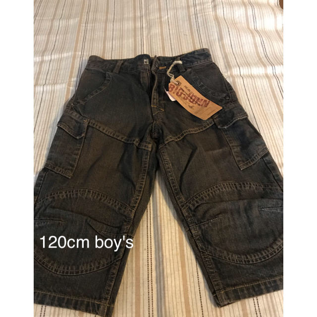 BIG JOHN(ビッグジョン)のkid's デニムハーフパンツ bigjohn 120 キッズ/ベビー/マタニティのキッズ服男の子用(90cm~)(パンツ/スパッツ)の商品写真