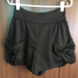 ウィルセレクション(WILLSELECTION)の【美品】ウィルセレクション 黒ショートパンツ(ショートパンツ)