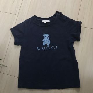 グッチ(Gucci)のGUCCI kids グッチキッズ ベアー tシャツ ネイビー 12m 18m(Ｔシャツ)