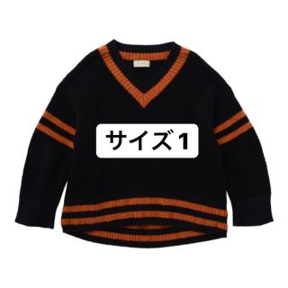 ジエダ(Jieda)のJieDa OVER V NECK KNIT チルデンニット(ニット/セーター)