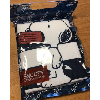 スヌーピー(SNOOPY)の新品未使用 スヌーピー  フェイスタオル(タオル/バス用品)