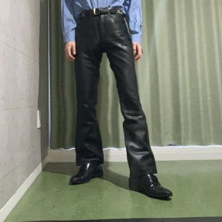 レザーパンツ ハーレー サレン sullen ブーツカット フレア 牛革 革パン
