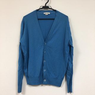 ジョンスメドレー(JOHN SMEDLEY)のジョンスメドレー カーディガン 水色 ニット(カーディガン)